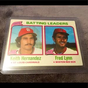 Keith Hernandez 1980Topps Chewing Gum (Batting leaders) Original print